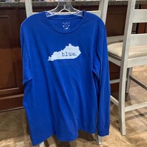 XL Kentucky blue long sleeves tee